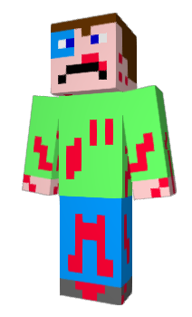 Minecraft skin bluebomb
