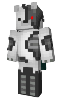 Minecraft skin BialyMis