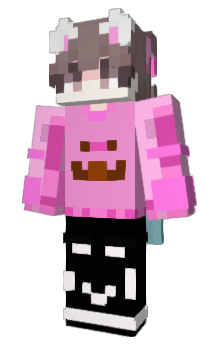Minecraft skin PinkKaZe