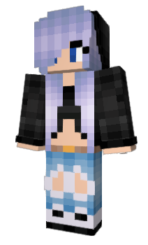 Minecraft skin girlgamer_pro