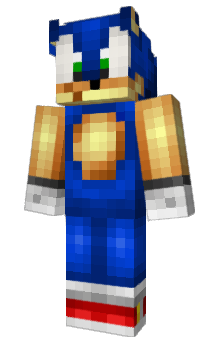 Minecraft skin Sonic