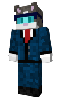 Minecraft skin GatoConLentes