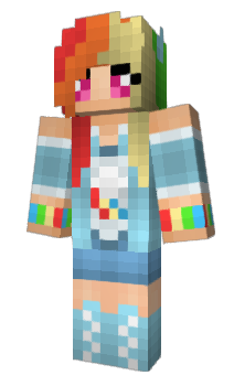 Minecraft скин по нику RainbowDrake