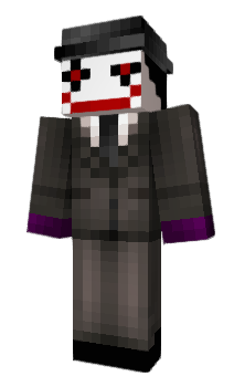 Minecraft скін по ніку Black_Clown