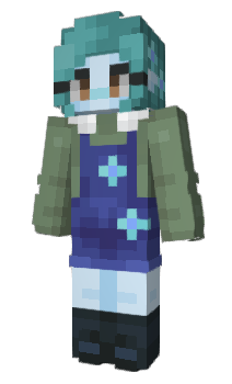 Minecraft скин по нику Qubia