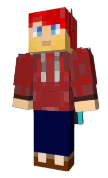 Minecraft skin RedManCraftYT