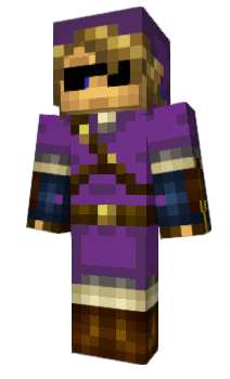 Minecraft skin PurpleRod