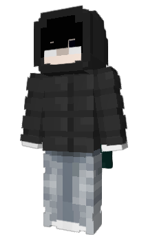 Minecraft skin hideXD