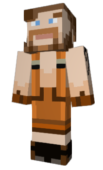 Minecraft skin Bjarndyr