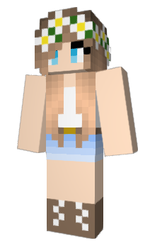 Minecraft скин по нику BlueUni