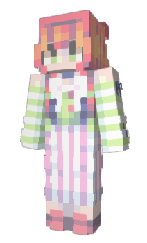 Minecraft skin clownwoman