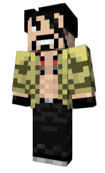 Minecraft skin CzarnyDikol