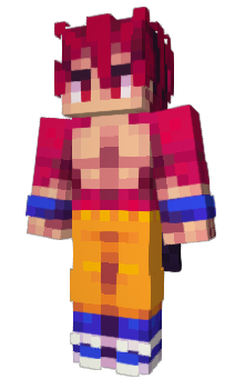 Minecraft скин по нику Saiyans