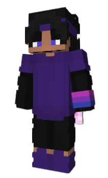 Minecraft skin purplest