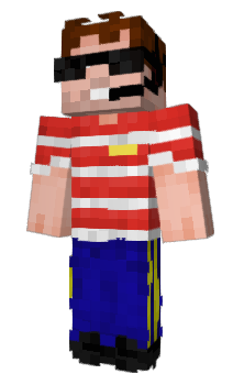 Minecraft skin Tenisiska