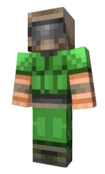 Minecraft скин по нику dinnerbone_