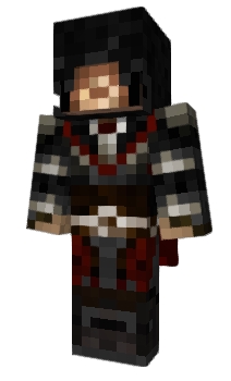 Minecraft skin werehalohex