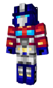 Minecraft skin OptimusPrimeMC