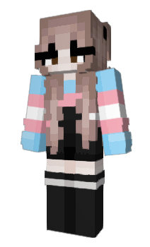 Minecraft скин по нику CasualTransFem