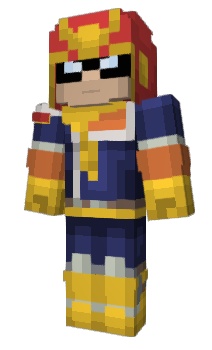 Minecraft скін по ніку Captain_Falcon