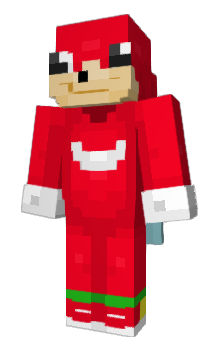 Minecraft скин по нику Knuckles