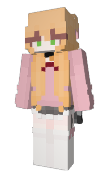 Minecraft skin MrowPink