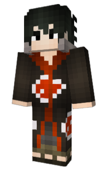 Minecraft skin SasukeAkatsuki