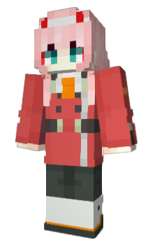 Minecraft скін по ніку ZeroTwoIsMaWaifu