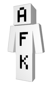 Minecraft skin 1AFK1