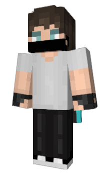 Minecraft skin CyborgRasty