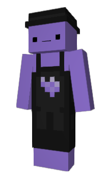 Minecraft skin LavenderPurple