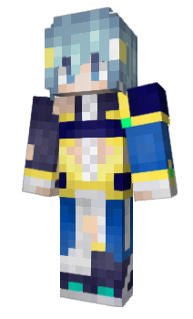 Minecraft skin Blueie