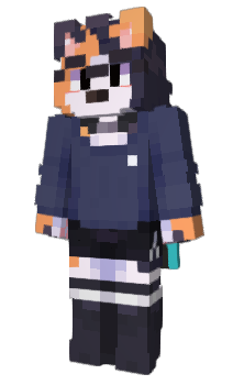 Minecraft скин по нику furryfeetpaws