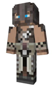 Minecraft skin HBlack