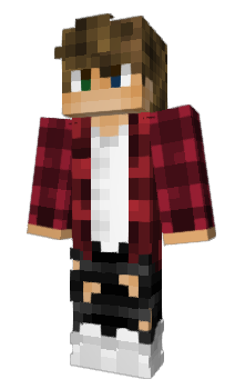 Minecraft скін по ніку BlueNerdMC