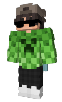 Minecraft скин по нику JustCreeperr
