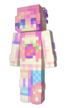 Minecraft skin PinkVo