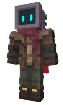 Minecraft skin GlitchSkeleton