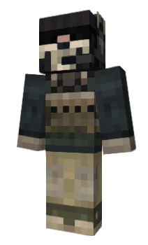 Ghost MW2 Minecraft Skin