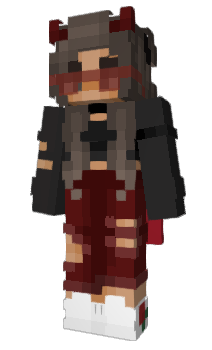 Minecraft skin NaoGostoDePreto