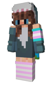 Minecraft скін по ніку FlowerRacoon