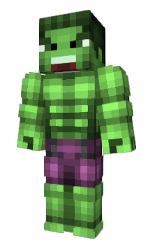 Minecraft skin Hulk123