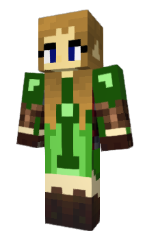 Minecraft skin blu_eyes
