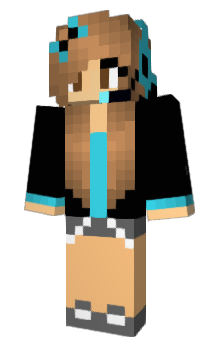 Minecraft skin GirlGamerPvP