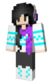 Minecraft skin girlpurple