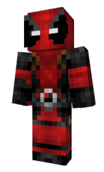 Deadpool Christmas edition skin Minecraft Skin