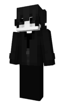Minecraft skin black_A