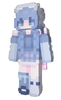 Minecraft скін по ніку Bwoo_BlueBerry