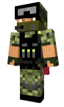 Minecraft skin MilitaryX