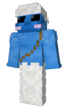 Minecraft skin Blue_Smurf_cat